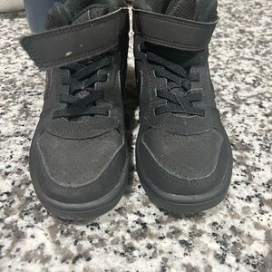 Like new high top black NIKES size 12.5C